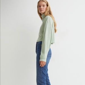 H & M Turtleneck Sweater Green XS